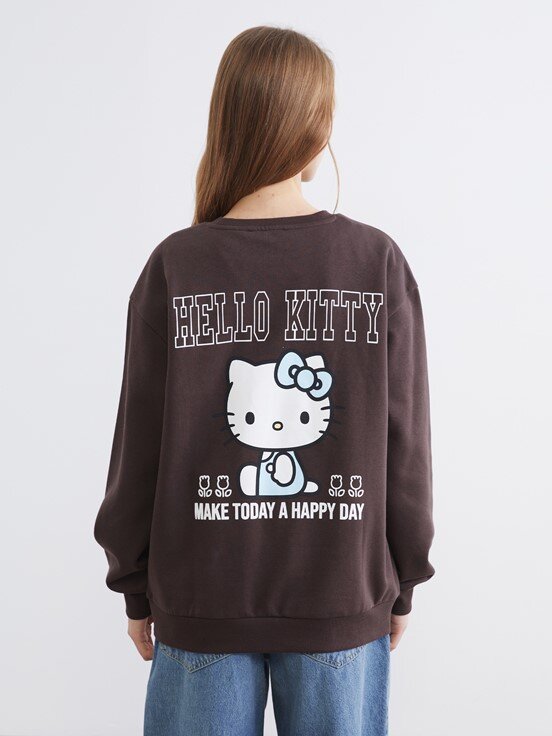 Sweatshirt KAHVERENGİ