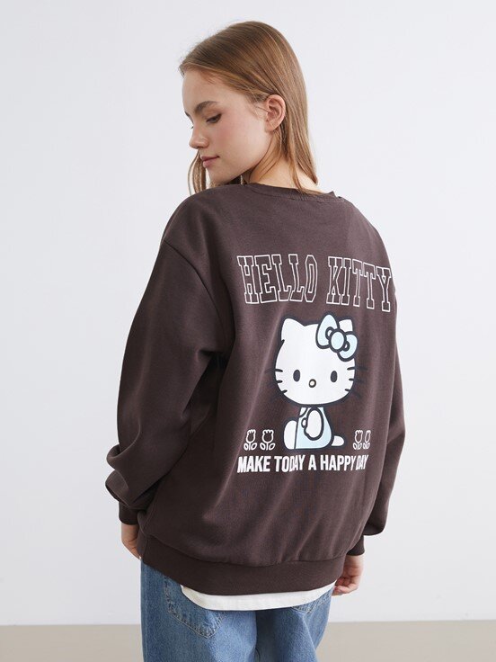 Sweatshirt KAHVERENGİ