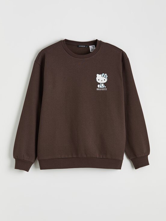 Sweatshirt KAHVERENGİ