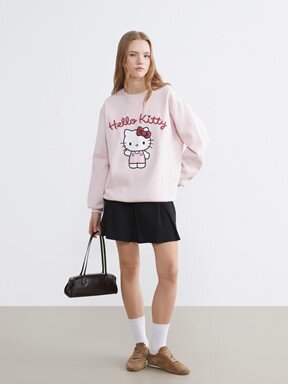 Sweatshirt AÇIK PEMBE
