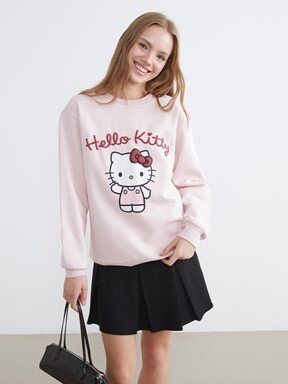 Sweatshirt AÇIK PEMBE
