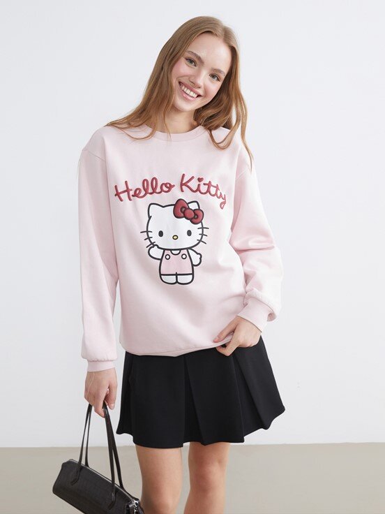 Sweatshirt AÇIK PEMBE