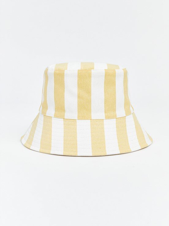 Bucket Şapka SARI BASKILI