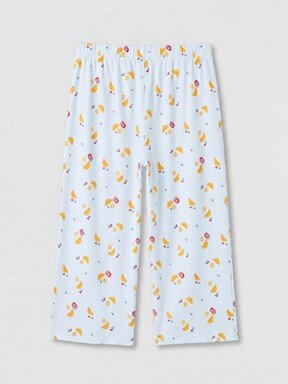 Kaprili Pijama Takımı AÇIK MAVİ BASKILI