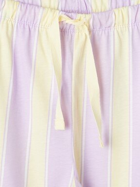 Pijama Takım LİLA BASKILI