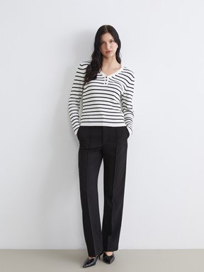 Kazak BEYAZ ÇİZGİLİ