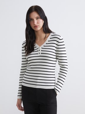 Kazak BEYAZ ÇİZGİLİ