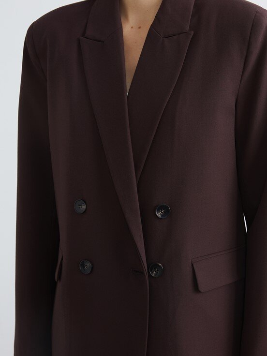 Blazer Ceket BORDO