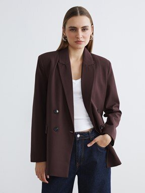 Blazer Ceket BORDO