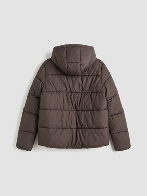 Şişme Mont KAHVERENGİ