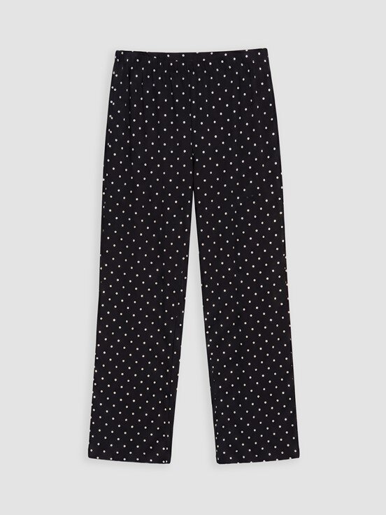 Pijama Takım SİYAH BASKILI
