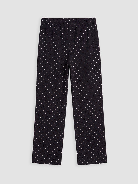 Pijama Takım SİYAH BASKILI