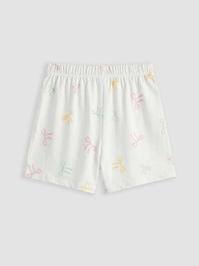 Şortlu Pijama Takımı EKRU BASKILI