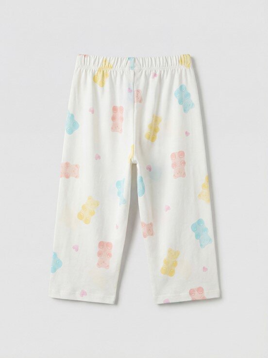 Pijama Takım EKRU BASKILI