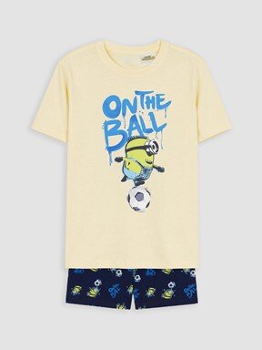 Şortlu Pijama Takımı AÇIK SARI