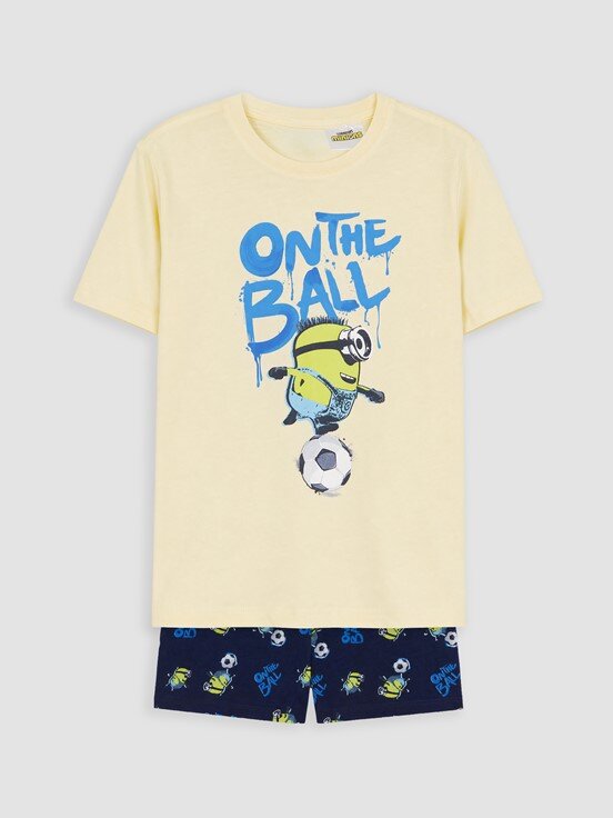 Şortlu Pijama Takımı AÇIK SARI