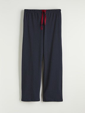 Pijama Takım LACİVERT BASKILI