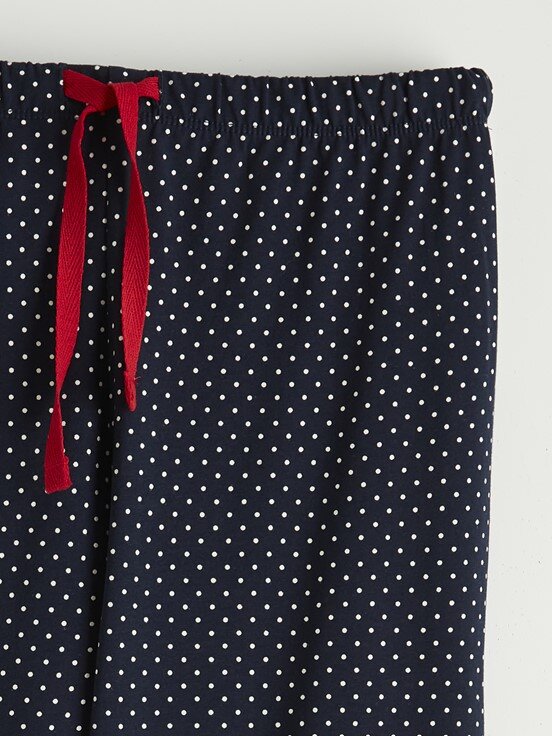 Pijama Takım LACİVERT BASKILI