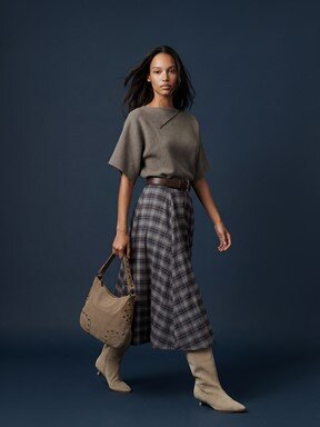 Etek KAHVERENGİ EKOSELİ