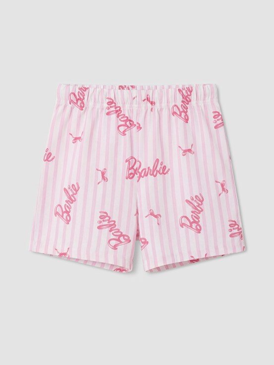 Şortlu Pijama Takımı PEMBE BASKILI