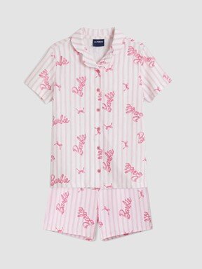 Şortlu Pijama Takımı PEMBE BASKILI