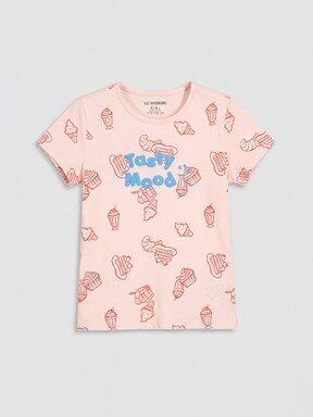 Şortlu Pijama Takımı AÇIK PEMBE BASKILI