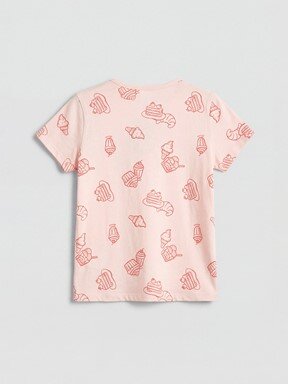 Şortlu Pijama Takımı AÇIK PEMBE BASKILI