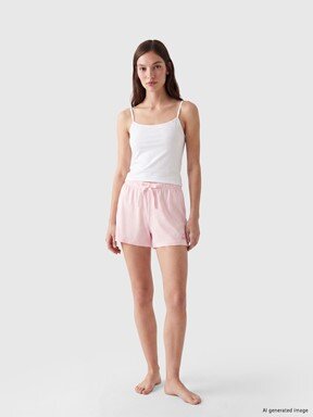 Pijama Alt EKRU BASKILI
