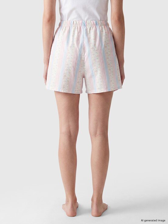 Pijama Alt EKRU BASKILI