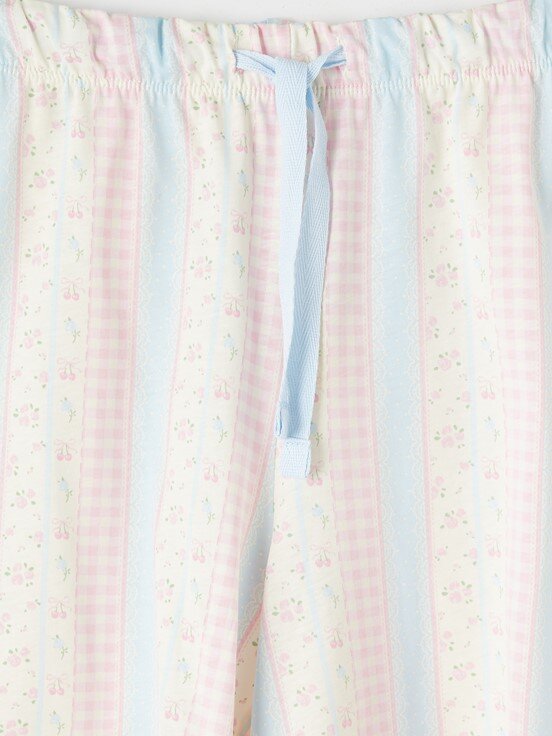 Pijama Alt EKRU BASKILI