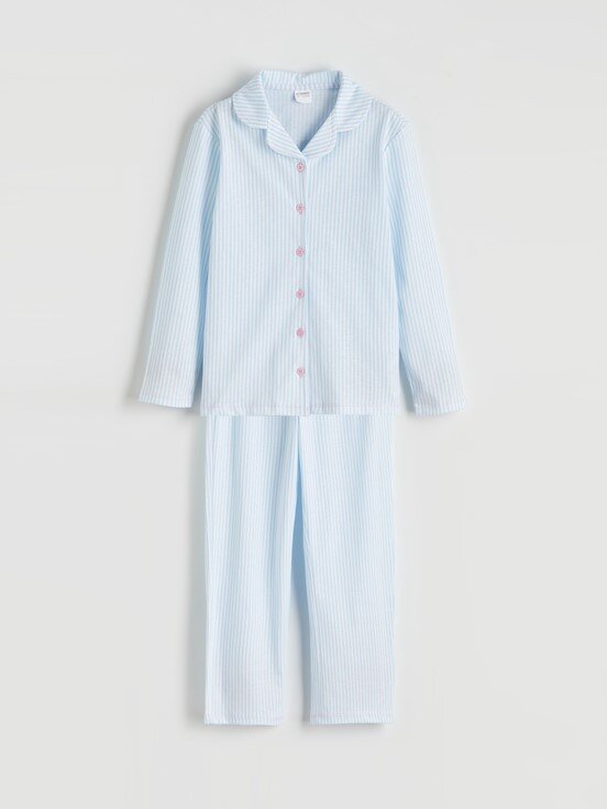 Pijama Takım OPTİK BEYAZ BASKILI