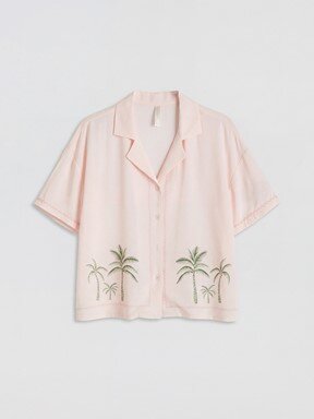 Şortlu Pijama Takımı AÇIK PEMBE BASKILI