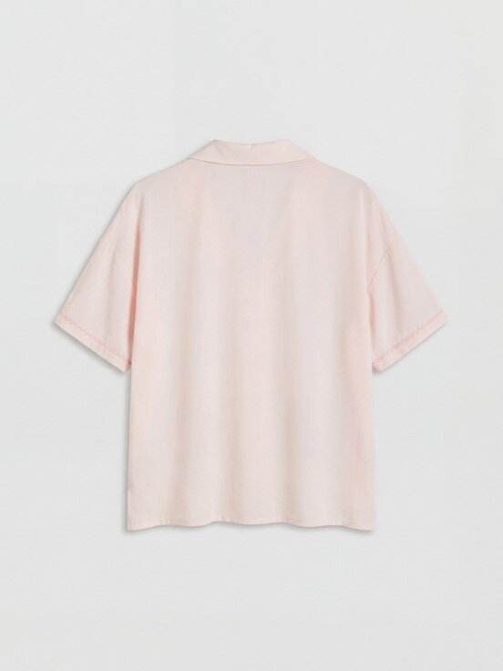 Şortlu Pijama Takımı AÇIK PEMBE BASKILI