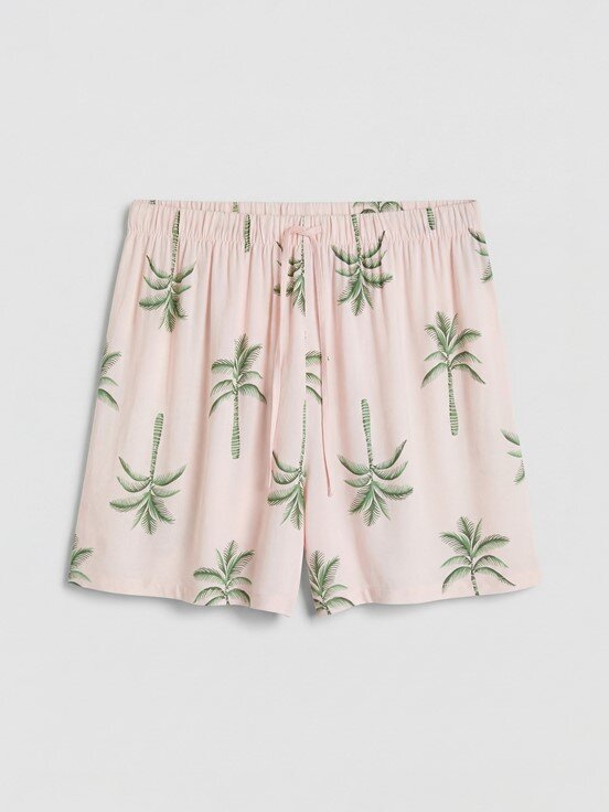 Şortlu Pijama Takımı AÇIK PEMBE BASKILI