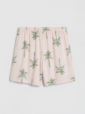 Şortlu Pijama Takımı AÇIK PEMBE BASKILI