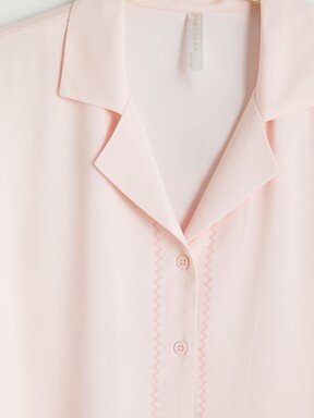 Şortlu Pijama Takımı AÇIK PEMBE BASKILI