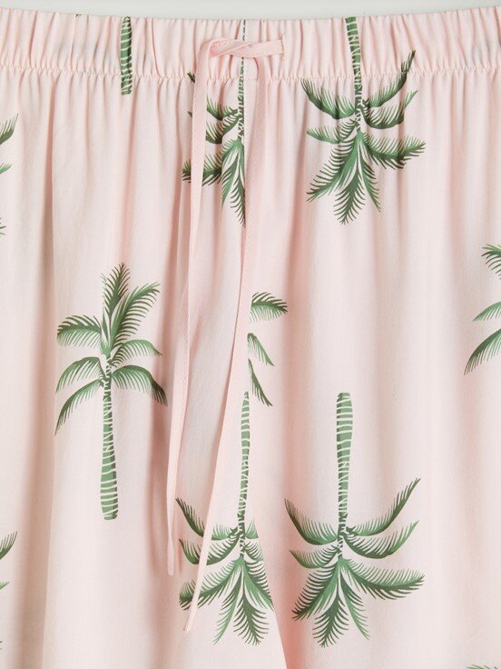 Şortlu Pijama Takımı AÇIK PEMBE BASKILI
