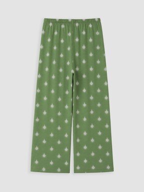 Kaprili Pijama Takımı KOYU YEŞİL BASKILI