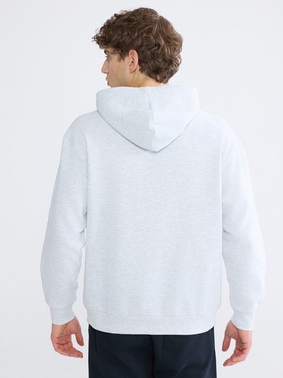 Hoodie KAR BEYAZI MELANJ