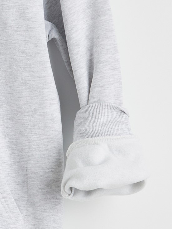 Hoodie KAR BEYAZI MELANJ