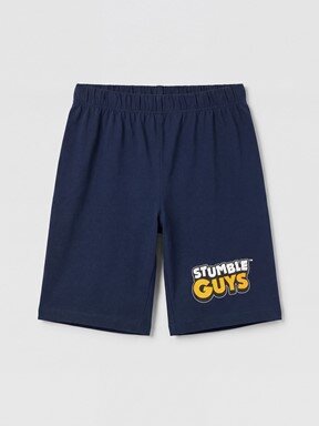 Şortlu Pijama Takımı BEYAZ BASKILI