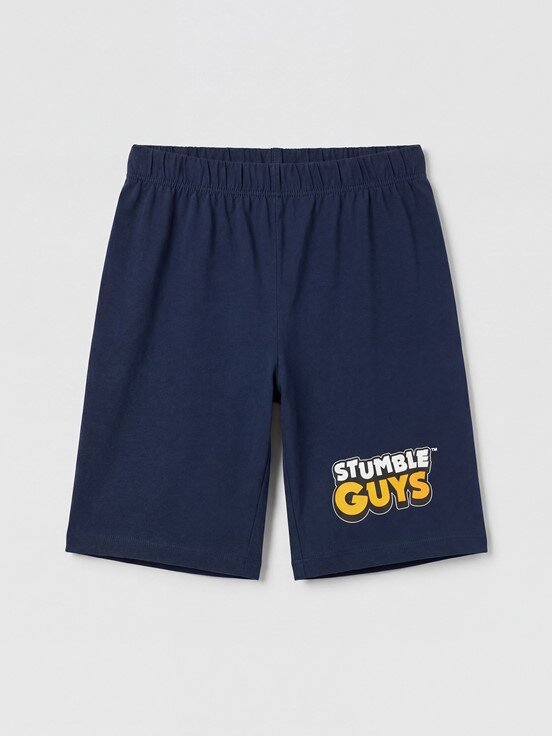 Şortlu Pijama Takımı BEYAZ BASKILI