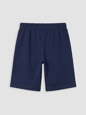 Şortlu Pijama Takımı BEYAZ BASKILI