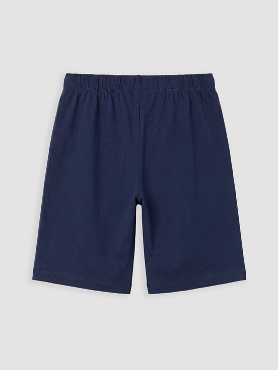 Şortlu Pijama Takımı BEYAZ BASKILI