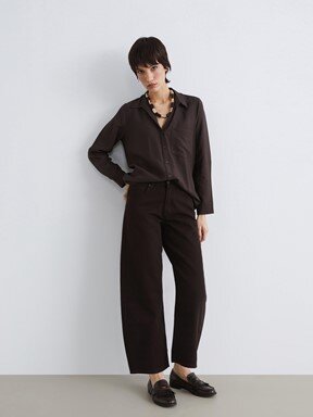 Jean Pantolon KOYU KAHVERENGİ