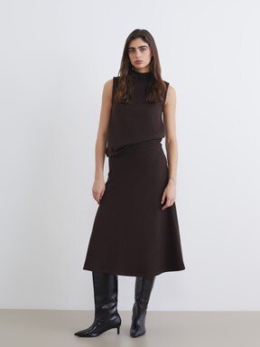 Etek KOYU KAHVERENGİ