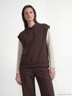 Hoodie KOYU KAHVERENGİ
