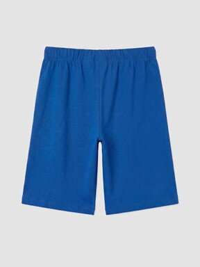 Şortlu Pijama Takımı BEYAZ BASKILI