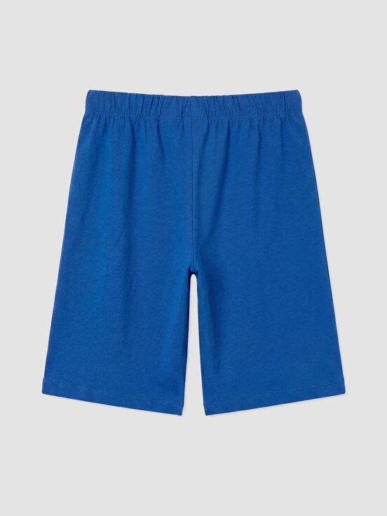 Şortlu Pijama Takımı BEYAZ BASKILI