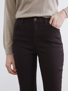 Jean Pantolon KOYU KAHVERENGİ